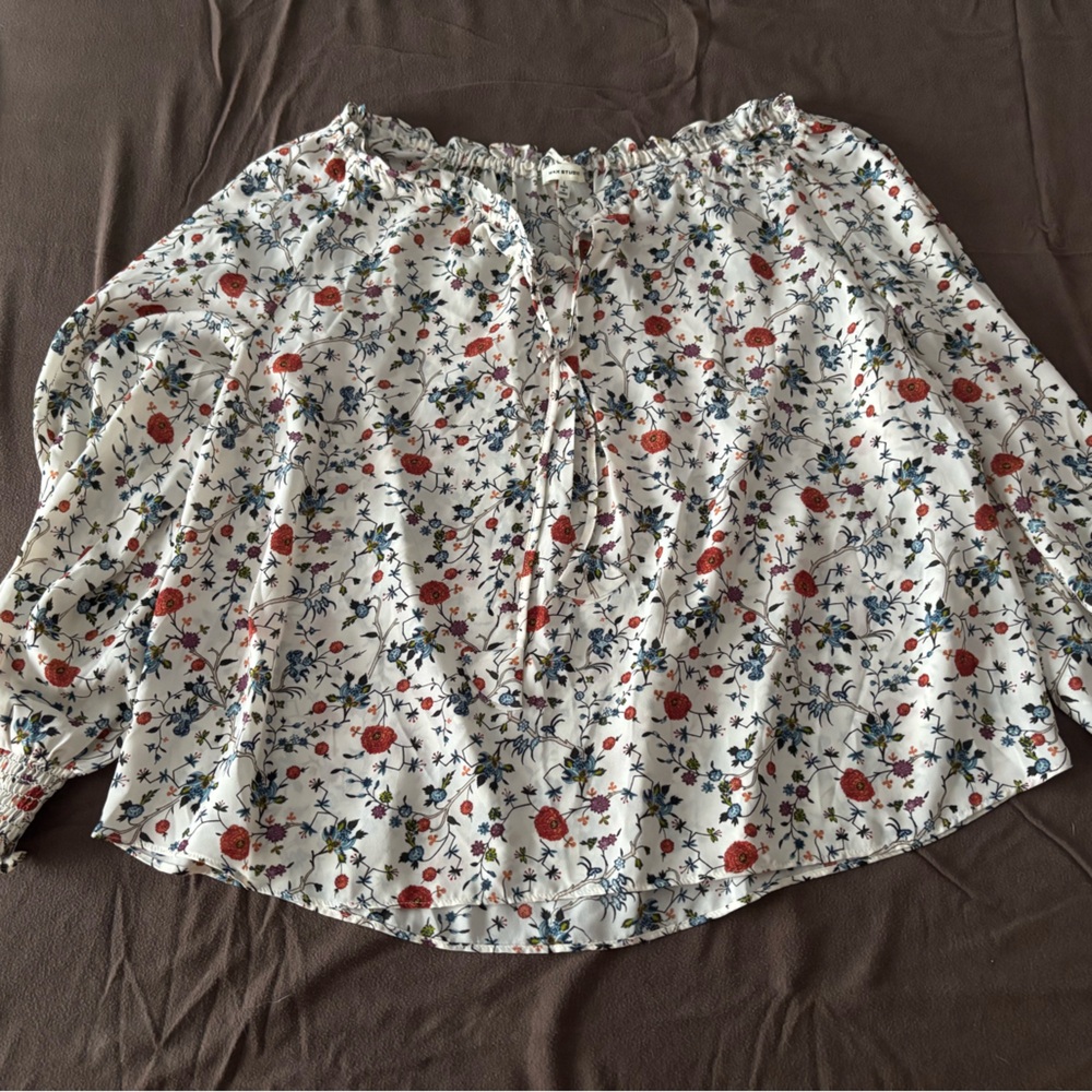 Max Studio Multicolor Floral Blouse